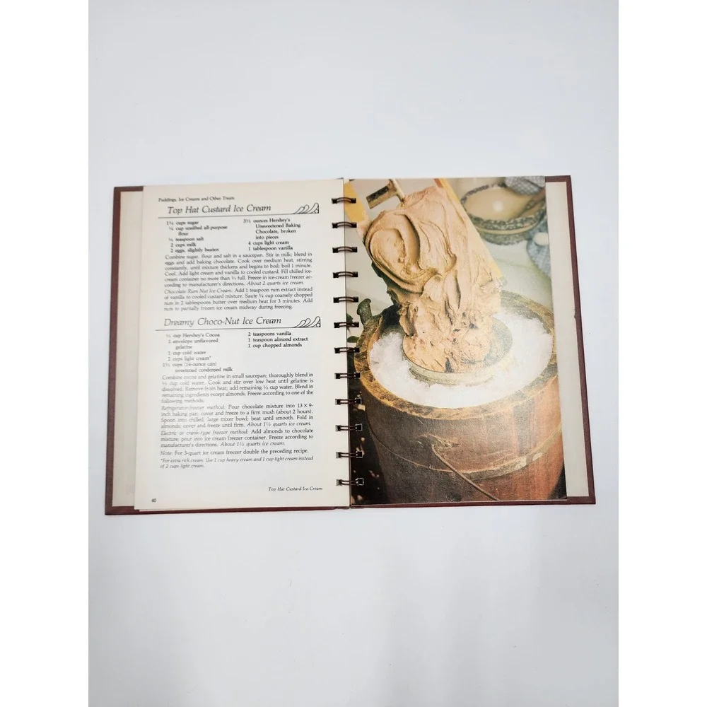 Vintage Hersheys Chocolate Memories Through The Years Cookbook 1982 Spiral Bound